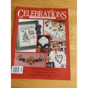 Leisure Arts Celebrations To cross Stitch and Craft 1990